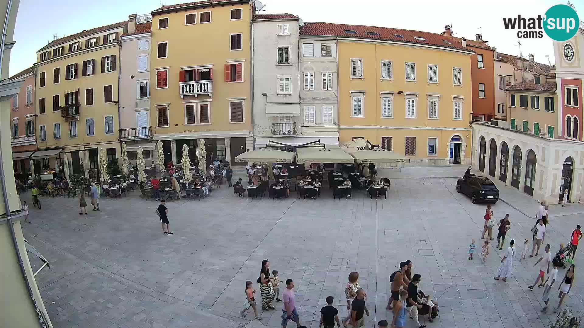 Webcam Rovinj Zentrum – Hauptplatz in Echtzeit