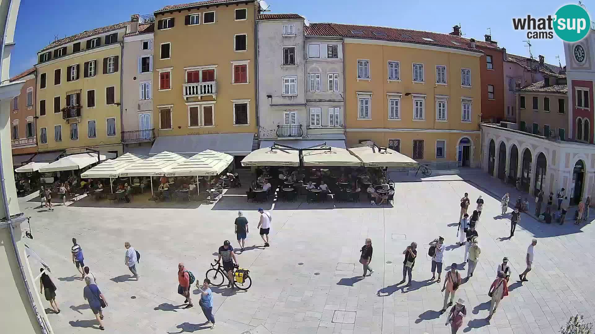 Webcam Rovinj Zentrum – Hauptplatz in Echtzeit