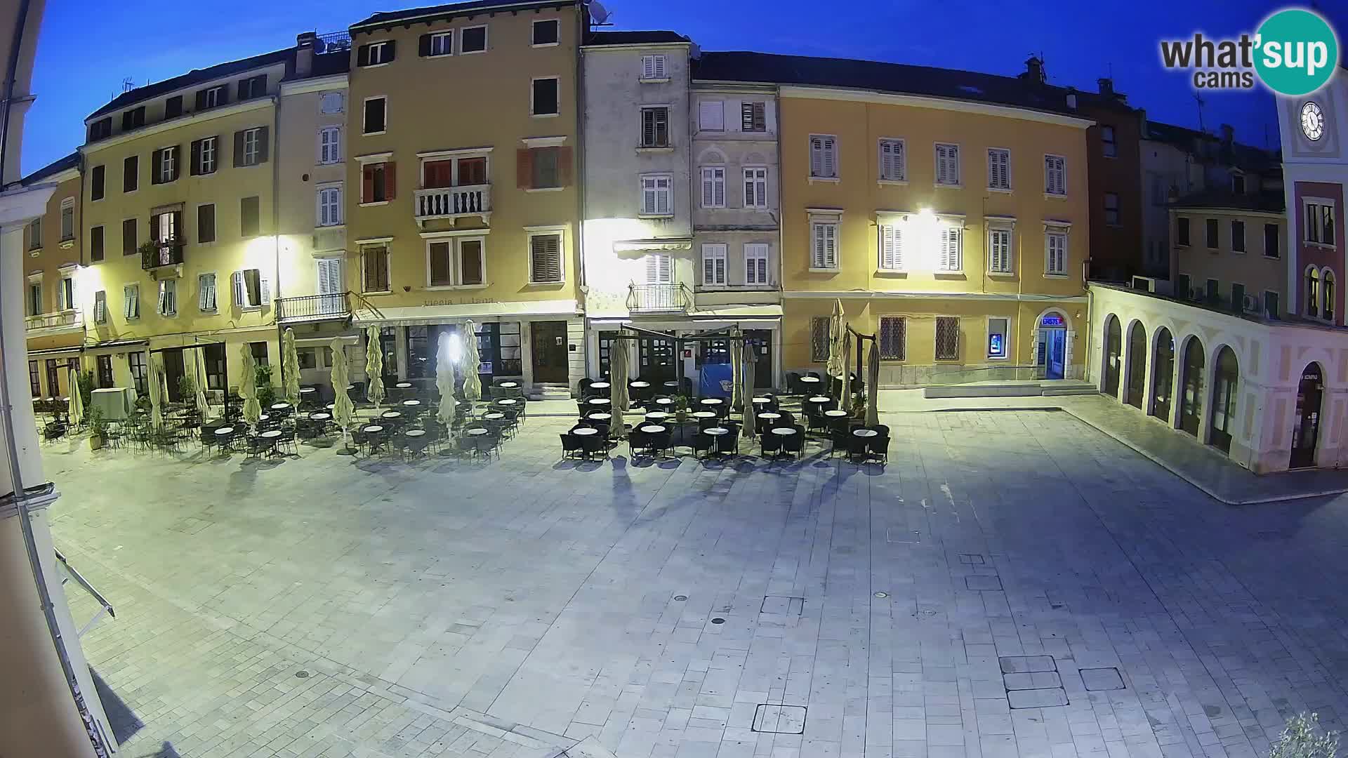 Webcam Rovinj Zentrum – Hauptplatz in Echtzeit