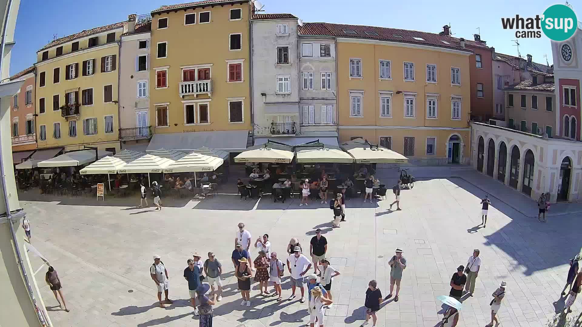 Webcam Rovinj Zentrum – Hauptplatz in Echtzeit