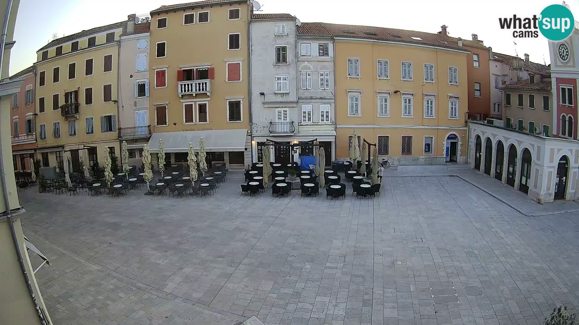Webcam Rovinj Zentrum – Hauptplatz in Echtzeit