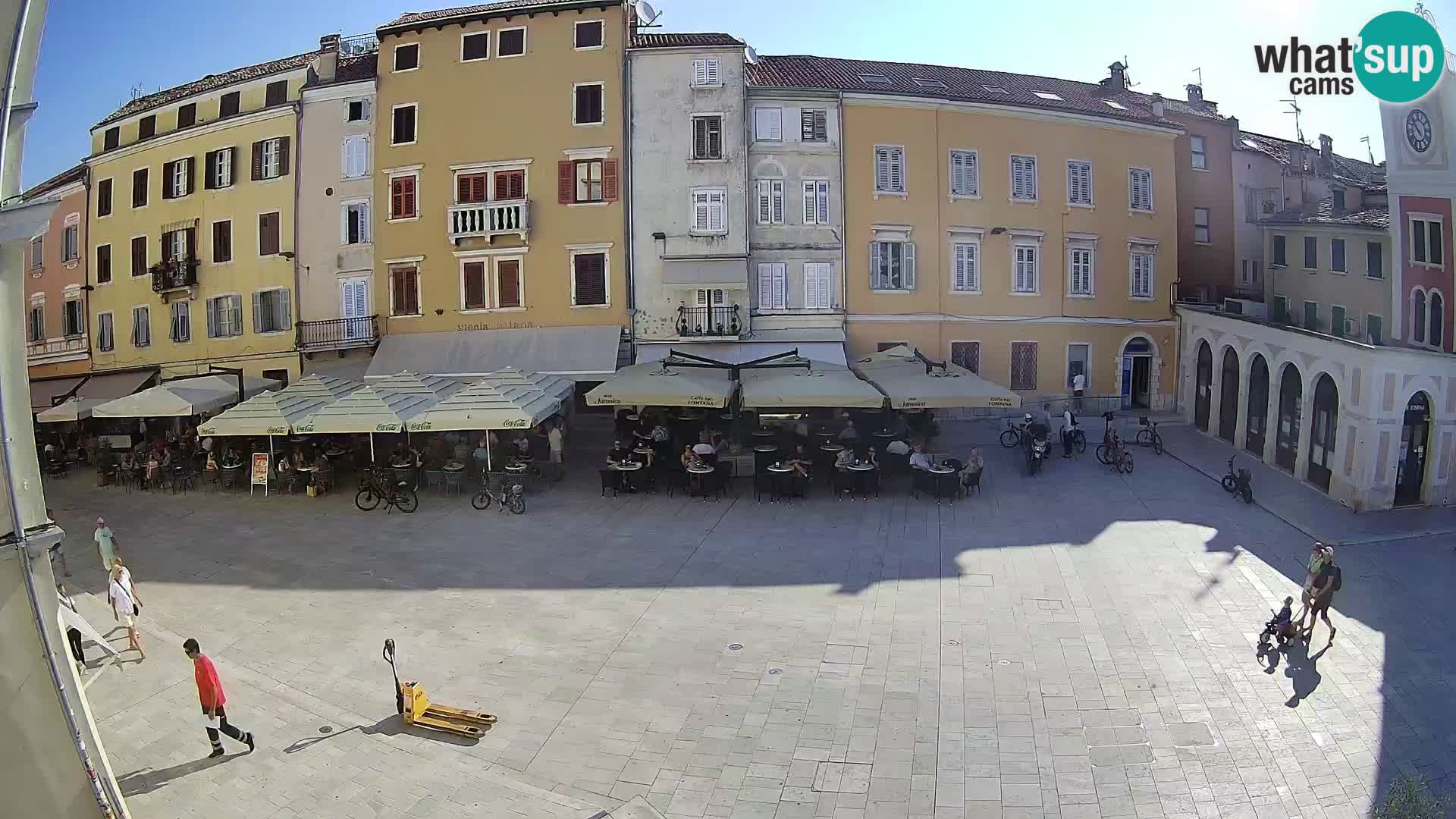 Webcam Rovinj Zentrum – Hauptplatz in Echtzeit
