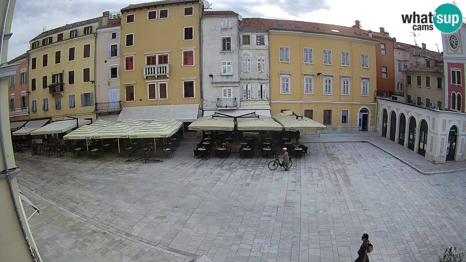 Webcam Rovinj Zentrum – Hauptplatz in Echtzeit