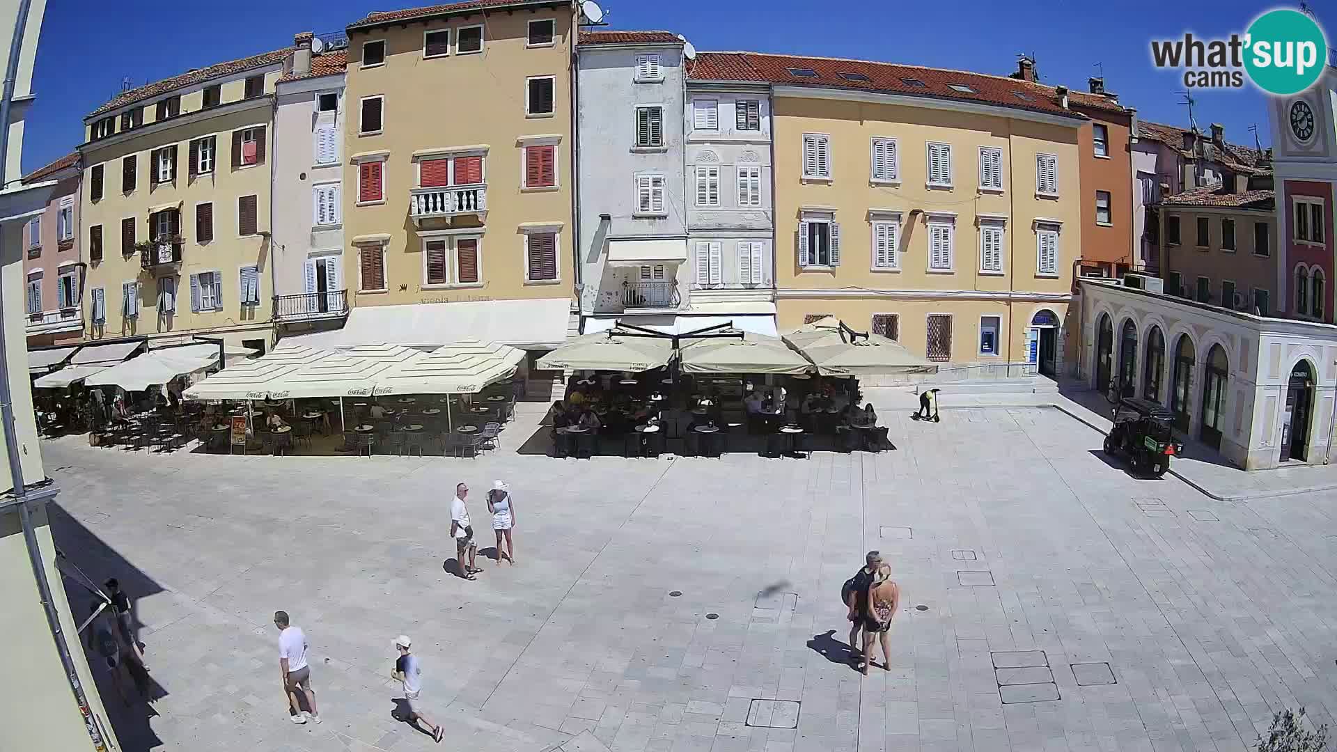 Webcam Rovinj Zentrum – Hauptplatz in Echtzeit