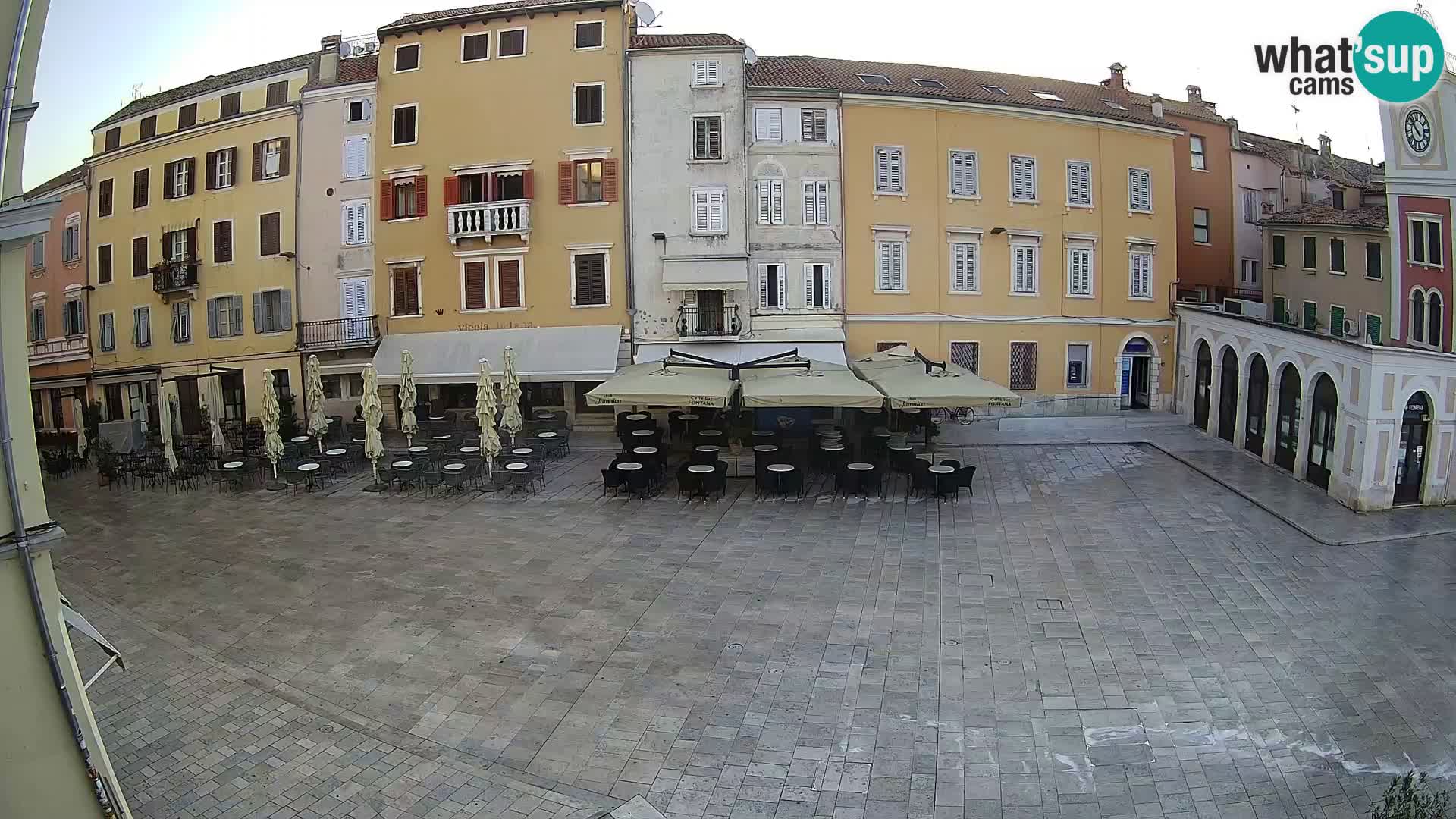 Webcam Rovinj Zentrum – Hauptplatz in Echtzeit