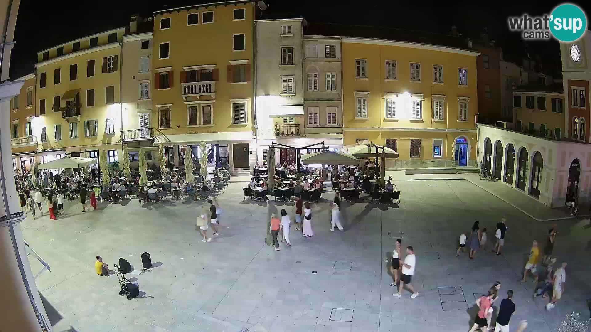 Webcam Rovinj Zentrum – Hauptplatz in Echtzeit