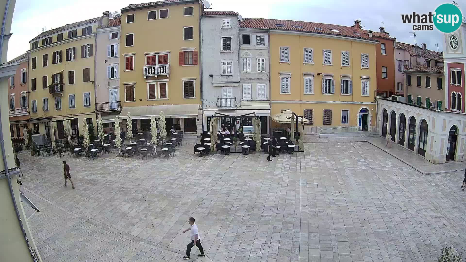 Webcam Rovinj Zentrum – Hauptplatz in Echtzeit