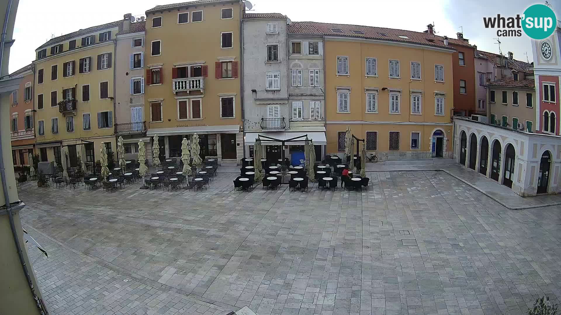 Webcam Rovinj Zentrum – Hauptplatz in Echtzeit