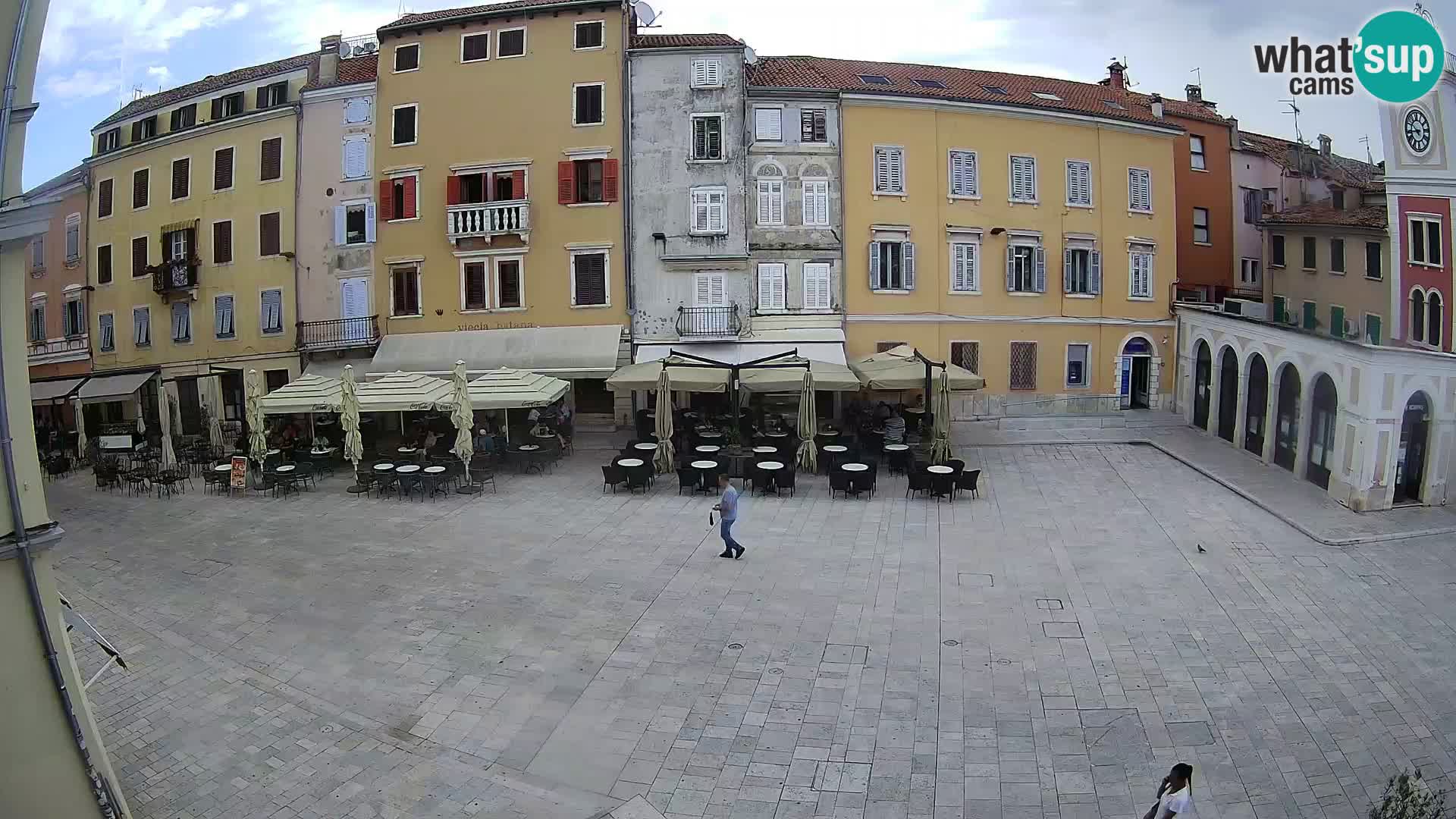 Webcam Rovinj Zentrum – Hauptplatz in Echtzeit