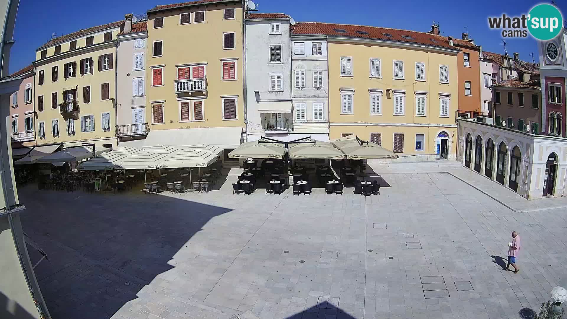 Webcam Rovinj Center – Plaza Principal