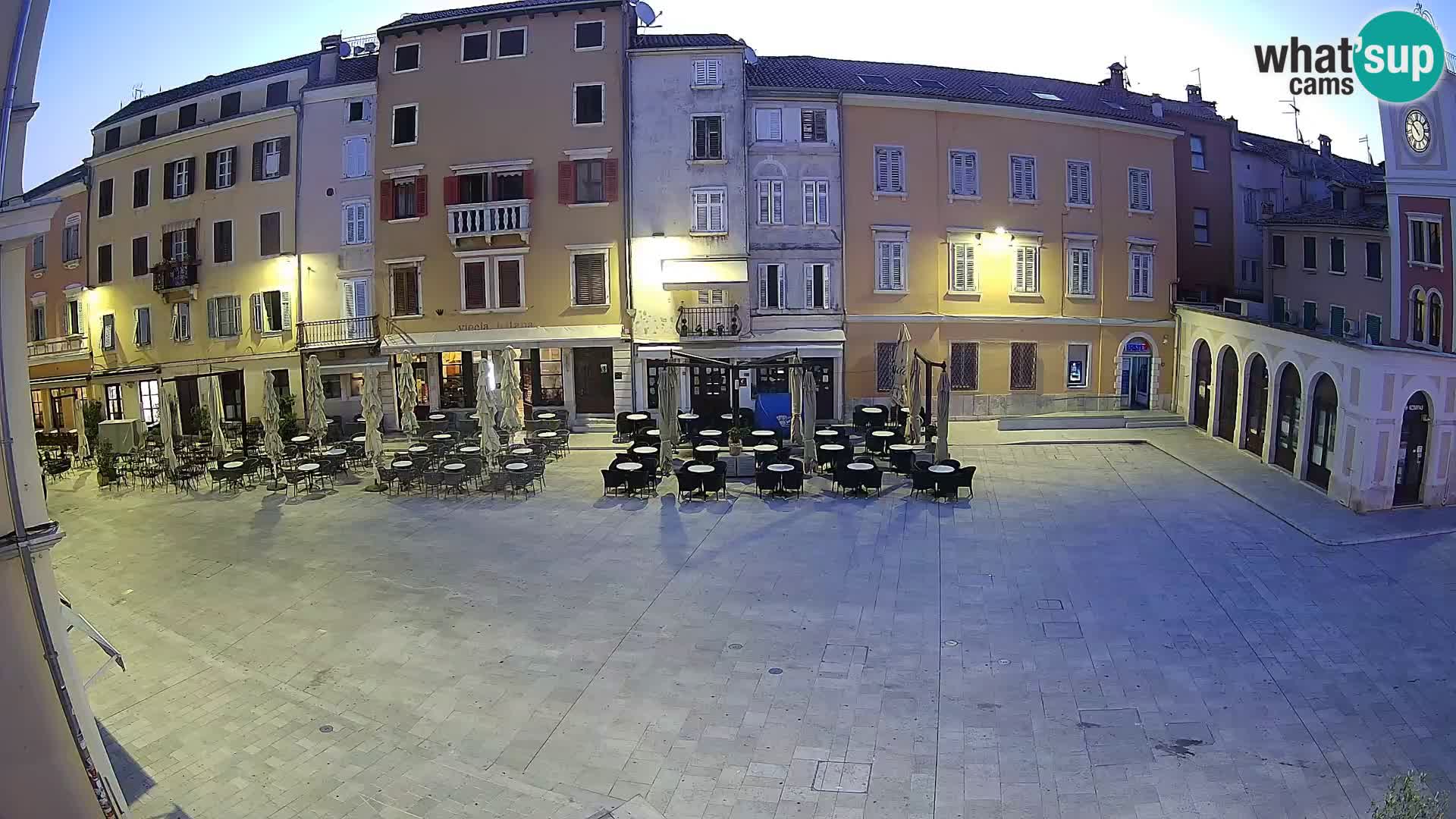 Webcam Rovinj Zentrum – Hauptplatz in Echtzeit