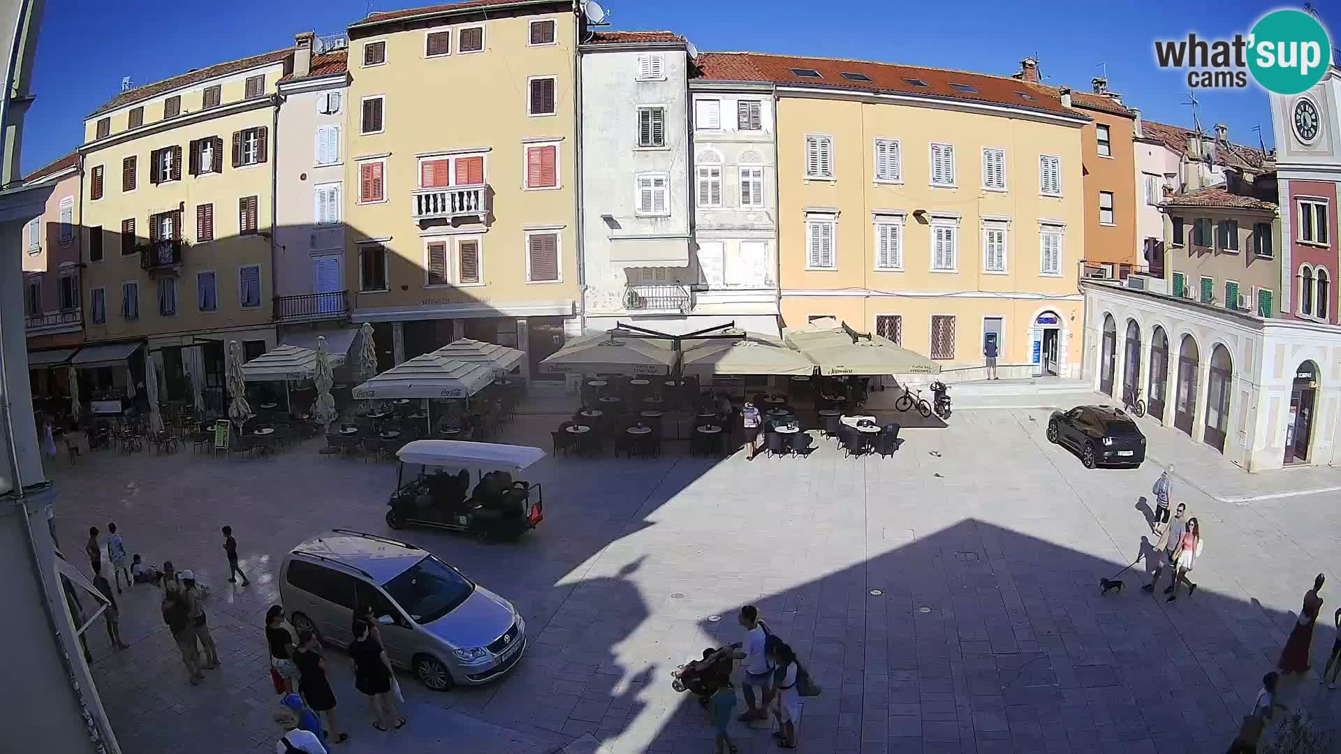 Webcam Rovinj Zentrum – Hauptplatz in Echtzeit