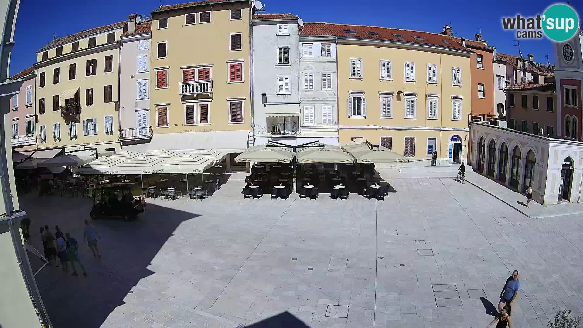 Webcam Rovinj Zentrum – Hauptplatz in Echtzeit