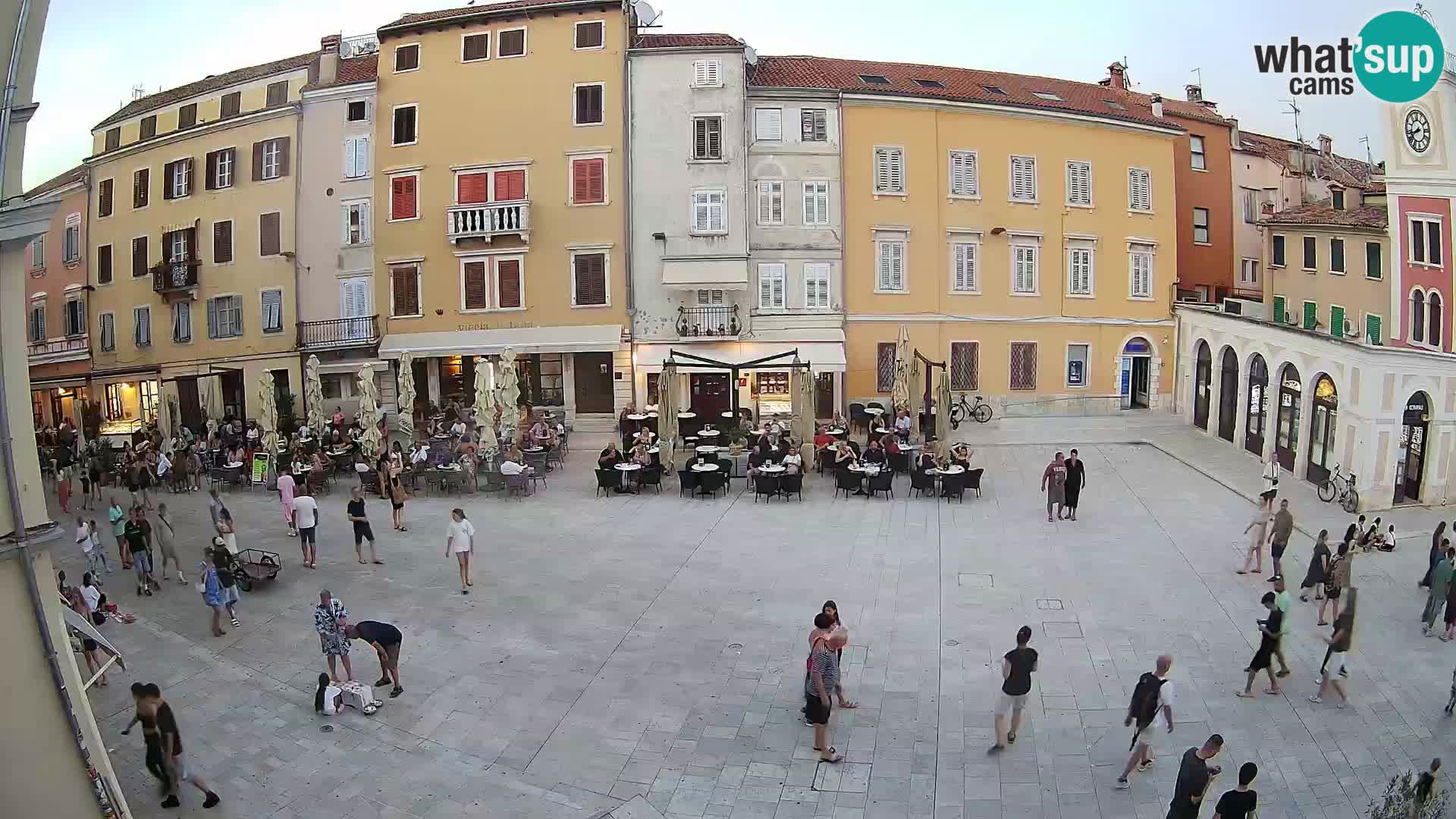Webcam Rovinj Zentrum – Hauptplatz in Echtzeit