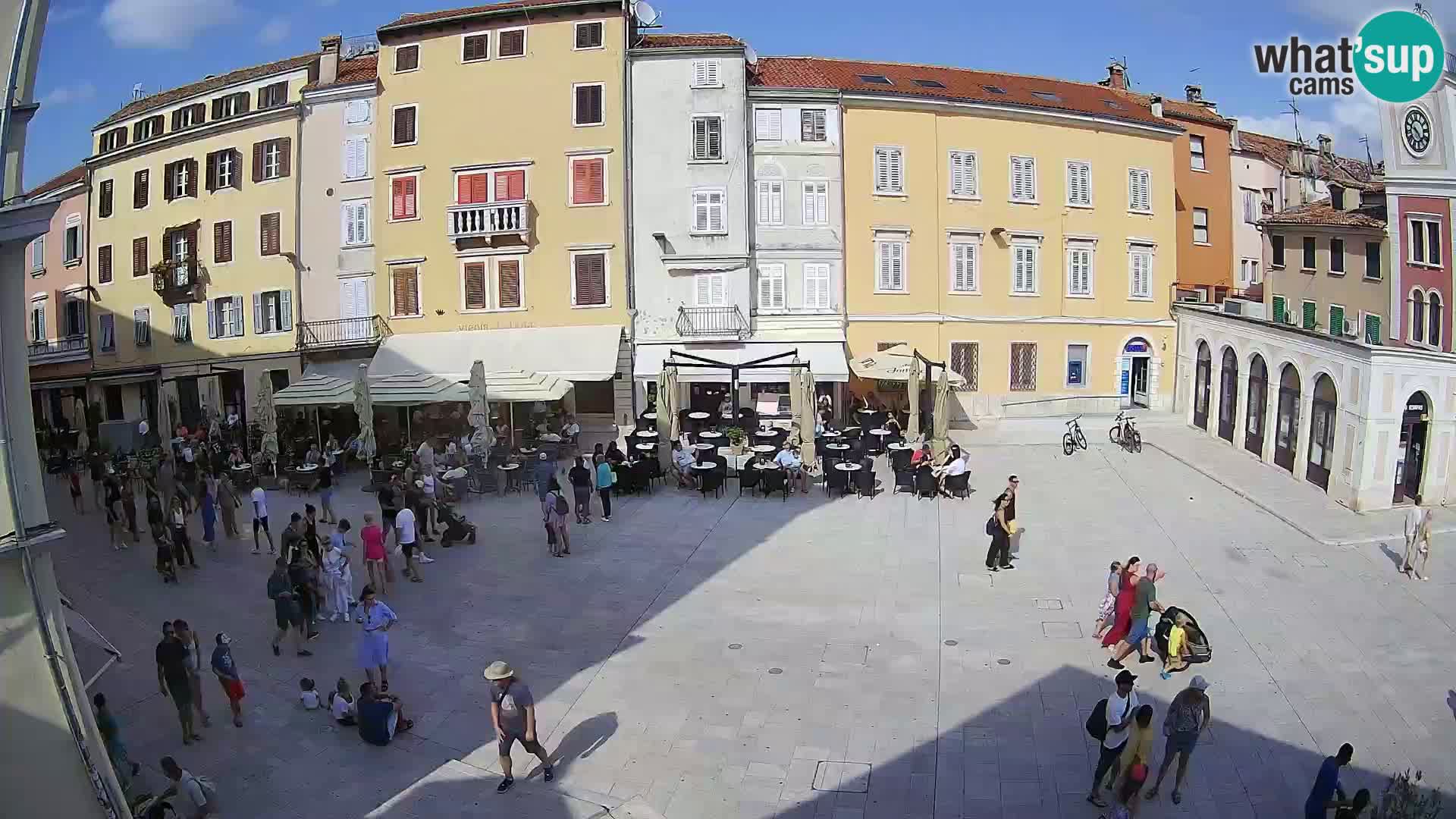 Webcam Rovinj Zentrum – Hauptplatz in Echtzeit
