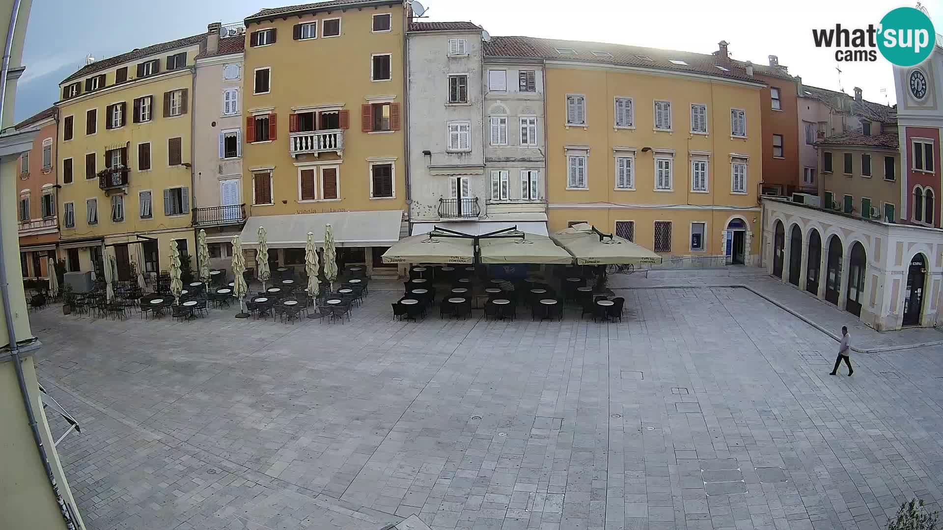 Webcam Rovinj Zentrum – Hauptplatz in Echtzeit
