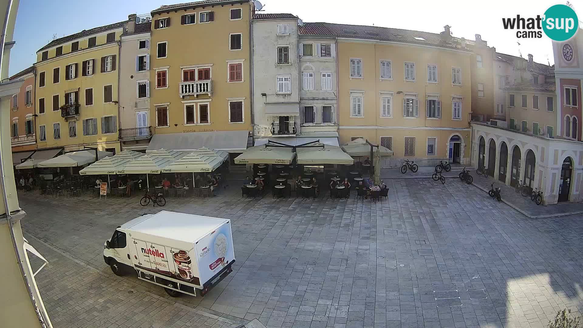 Webcam Rovinj Zentrum – Hauptplatz in Echtzeit