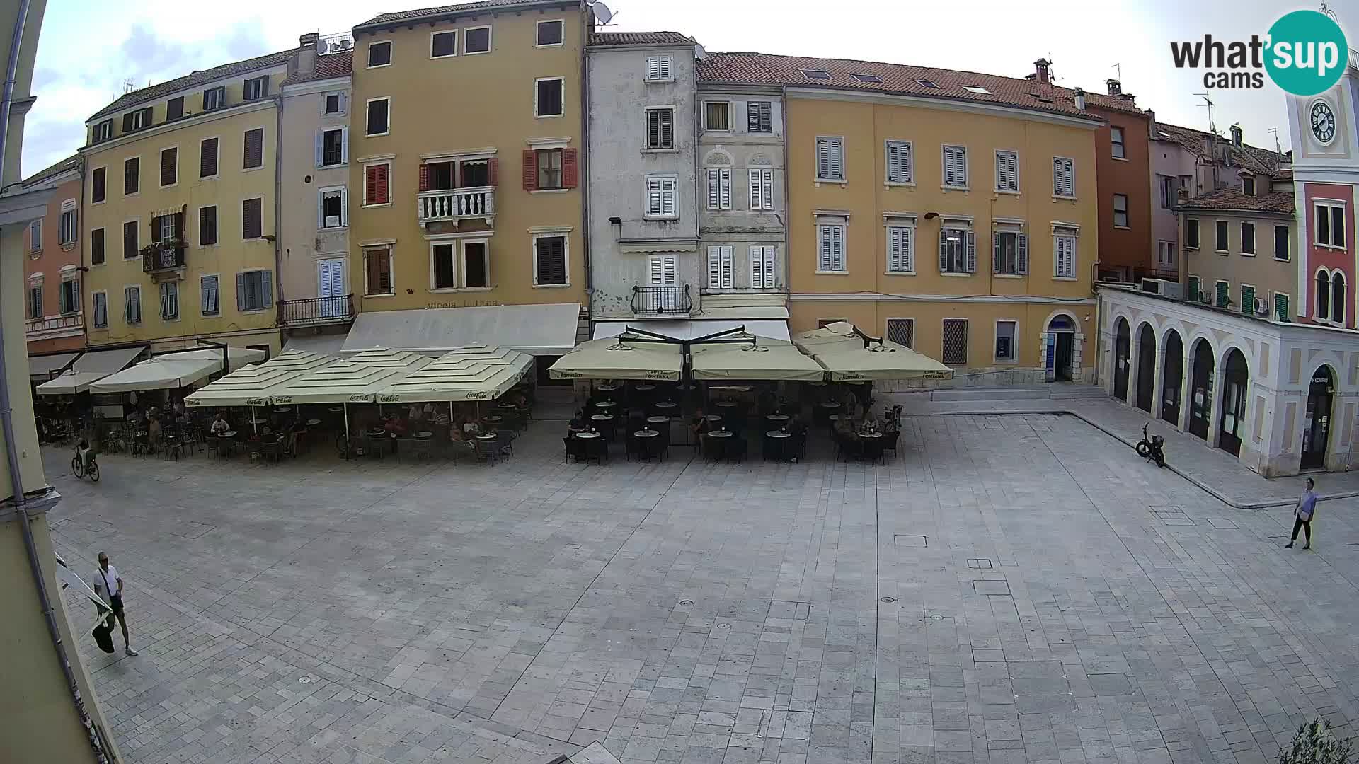 Webcam Rovinj Zentrum – Hauptplatz in Echtzeit