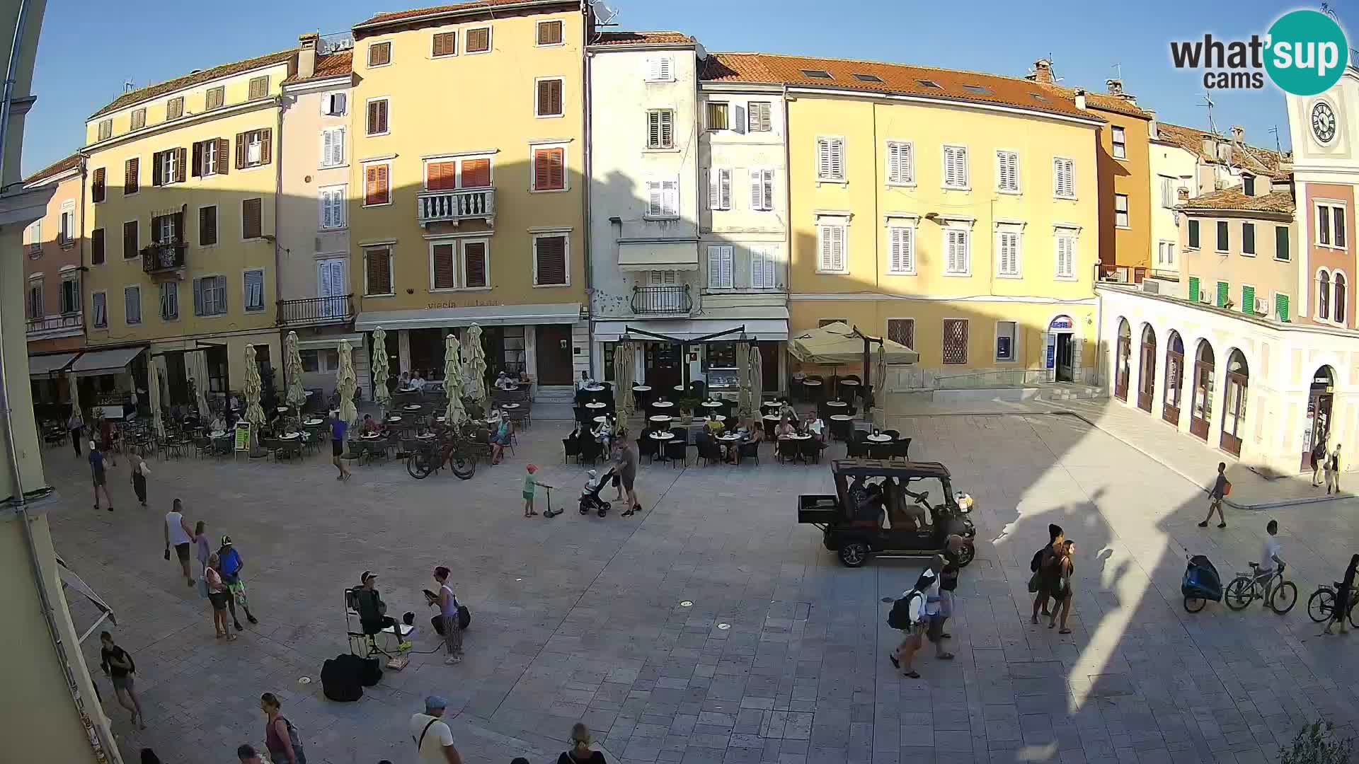 Webcam Rovinj Zentrum – Hauptplatz in Echtzeit