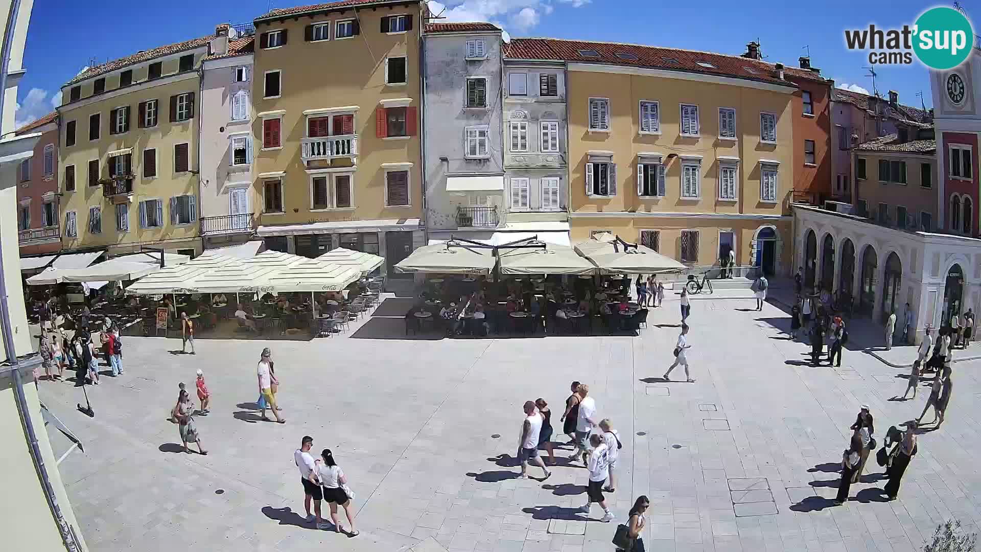 Webcam Rovinj Zentrum – Hauptplatz in Echtzeit