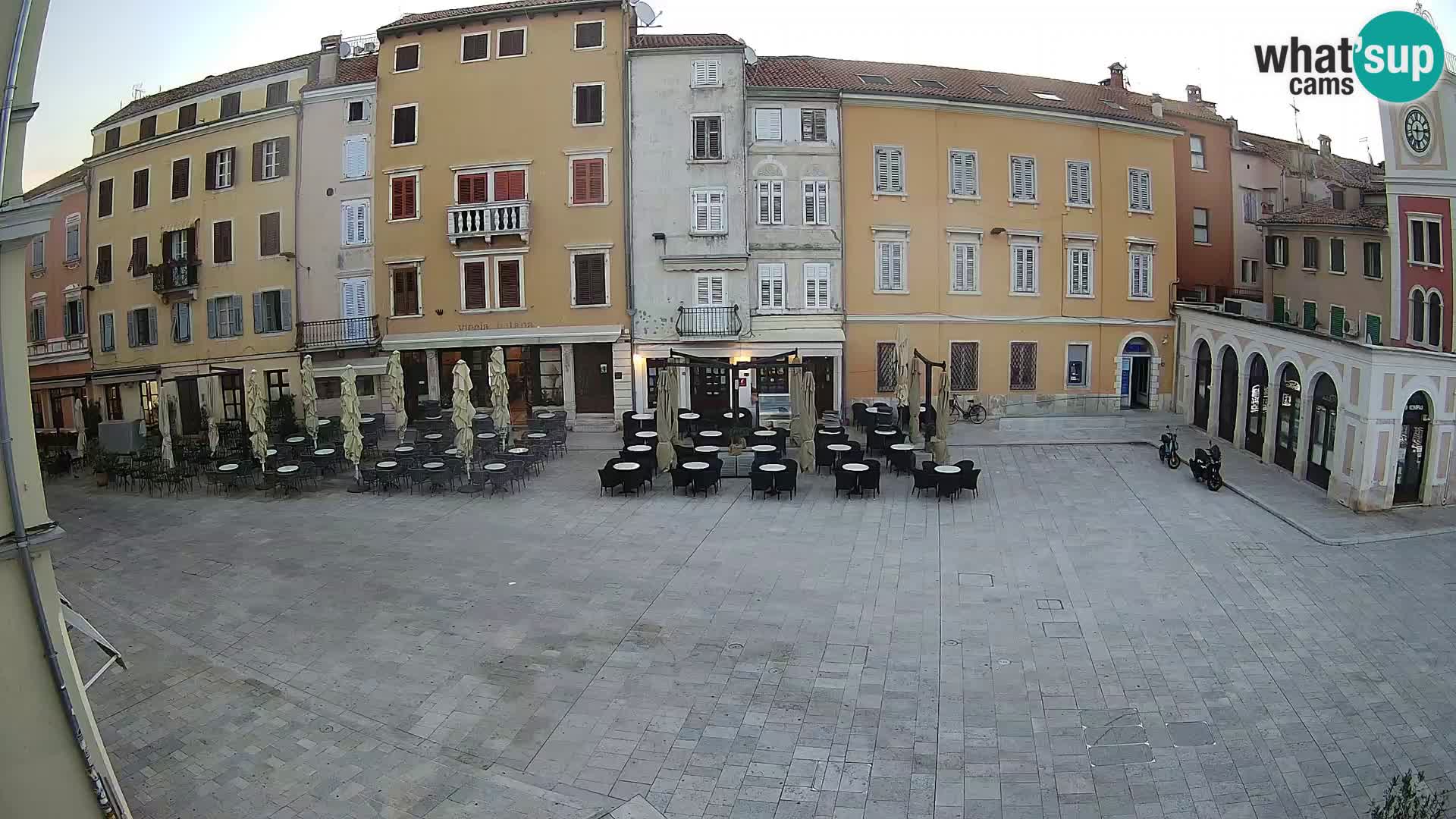 Webcam Rovinj Zentrum – Hauptplatz in Echtzeit