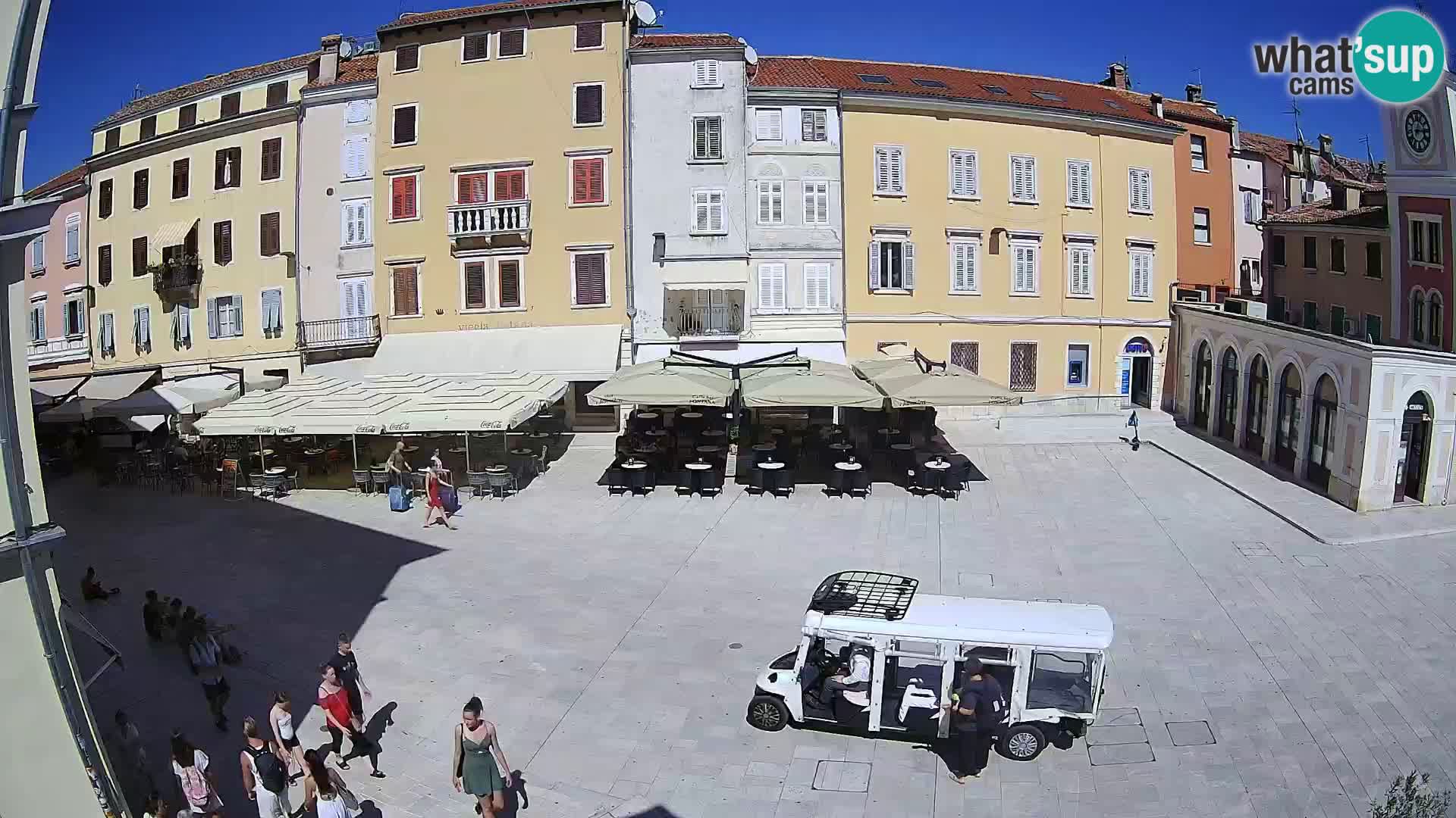 Webcam Rovinj Zentrum – Hauptplatz in Echtzeit