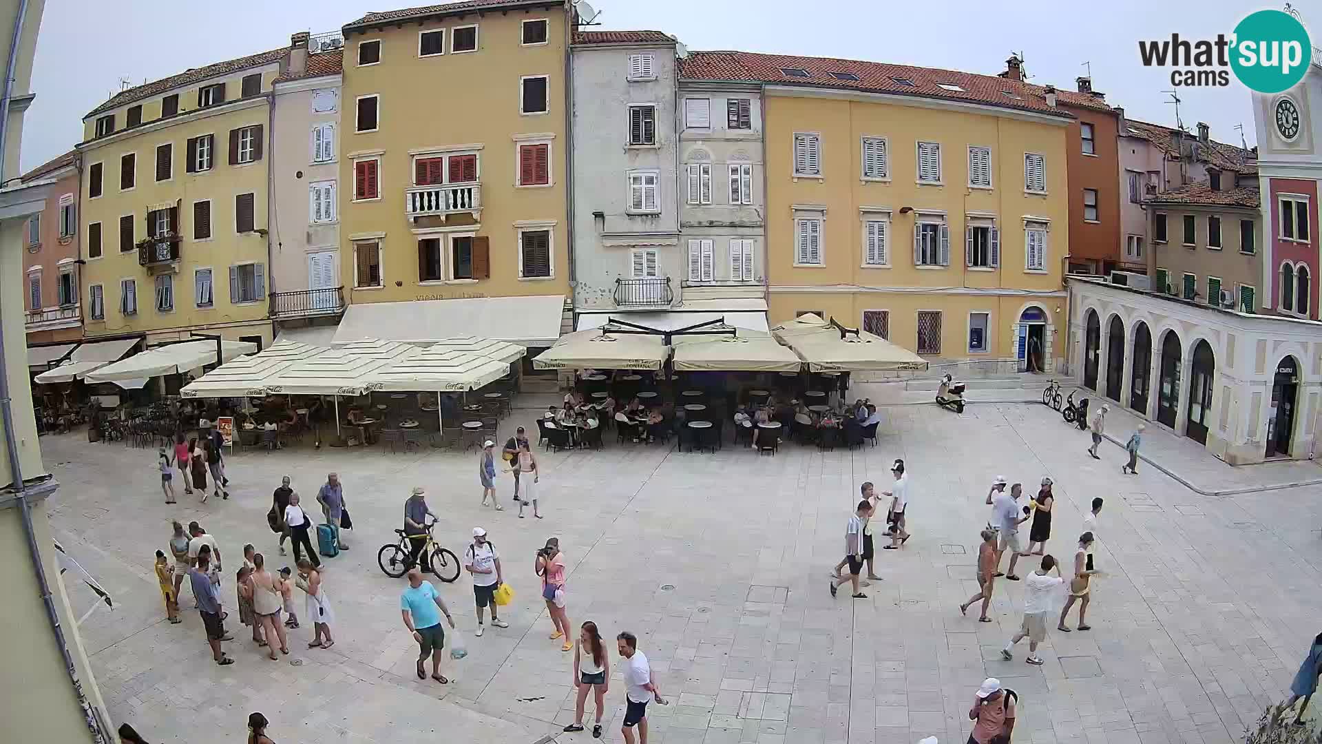 Webcam Rovinj Zentrum – Hauptplatz in Echtzeit