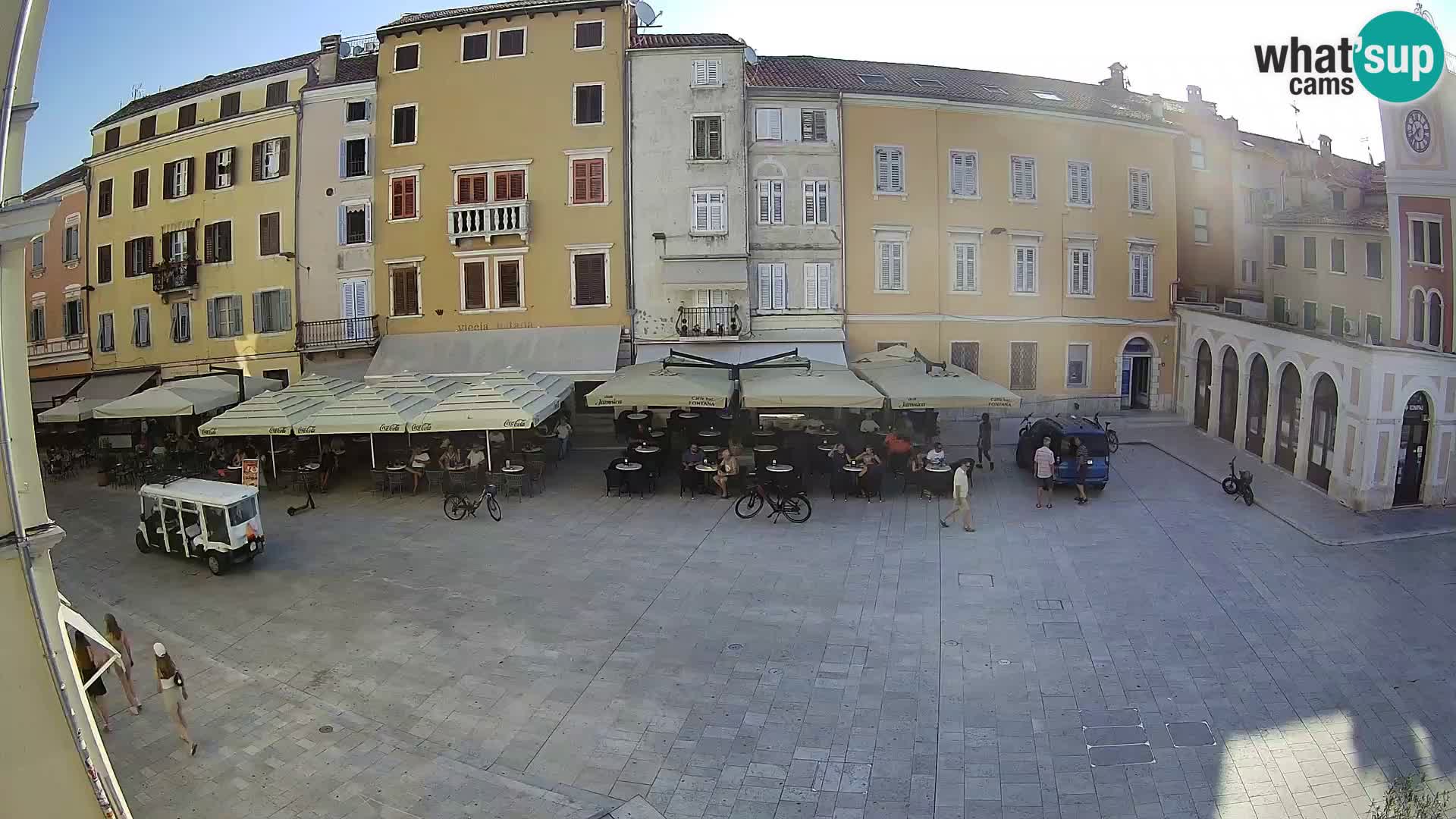 Webcam Rovinj Zentrum – Hauptplatz in Echtzeit