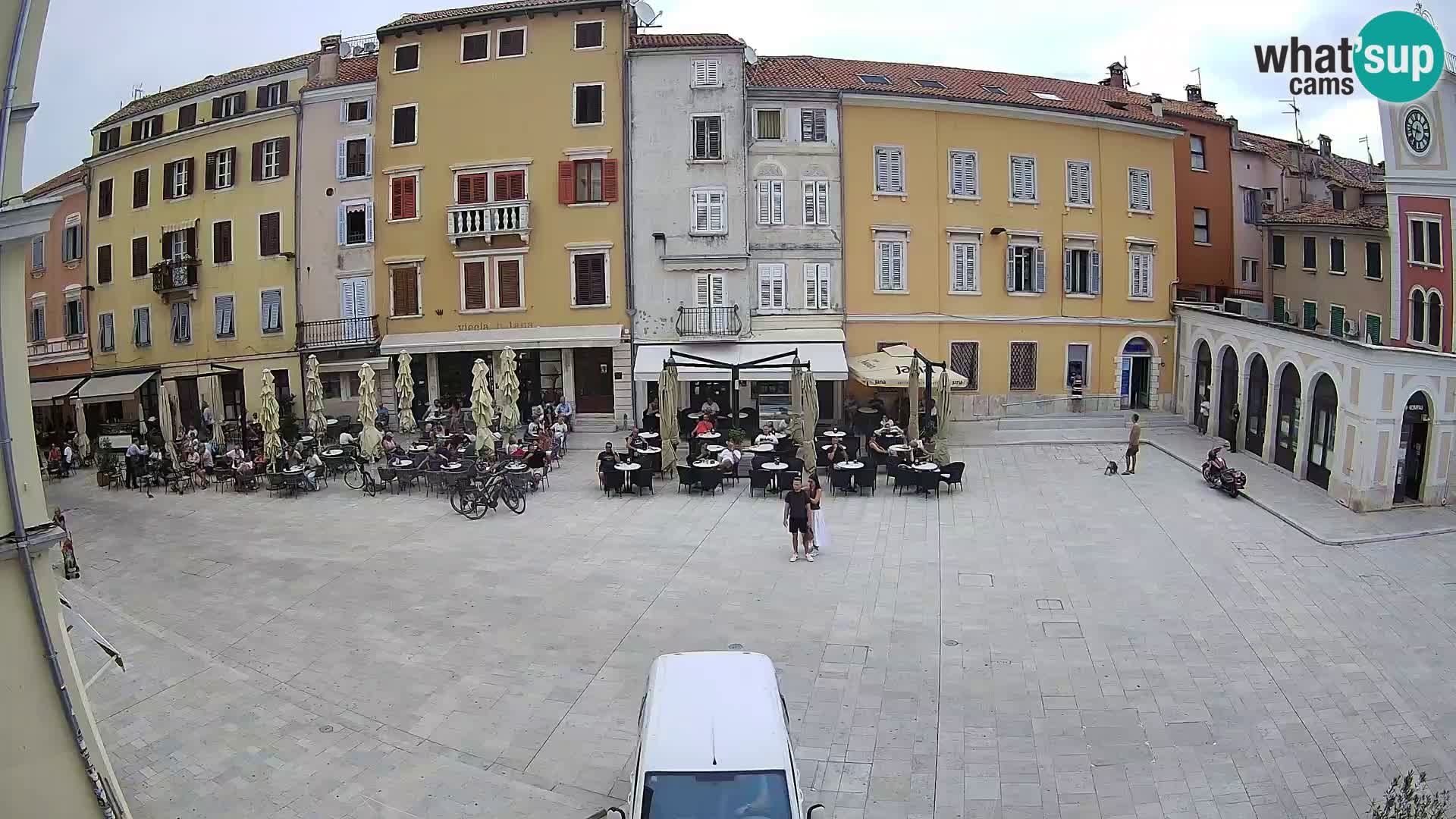 Webcam Rovinj Zentrum – Hauptplatz in Echtzeit