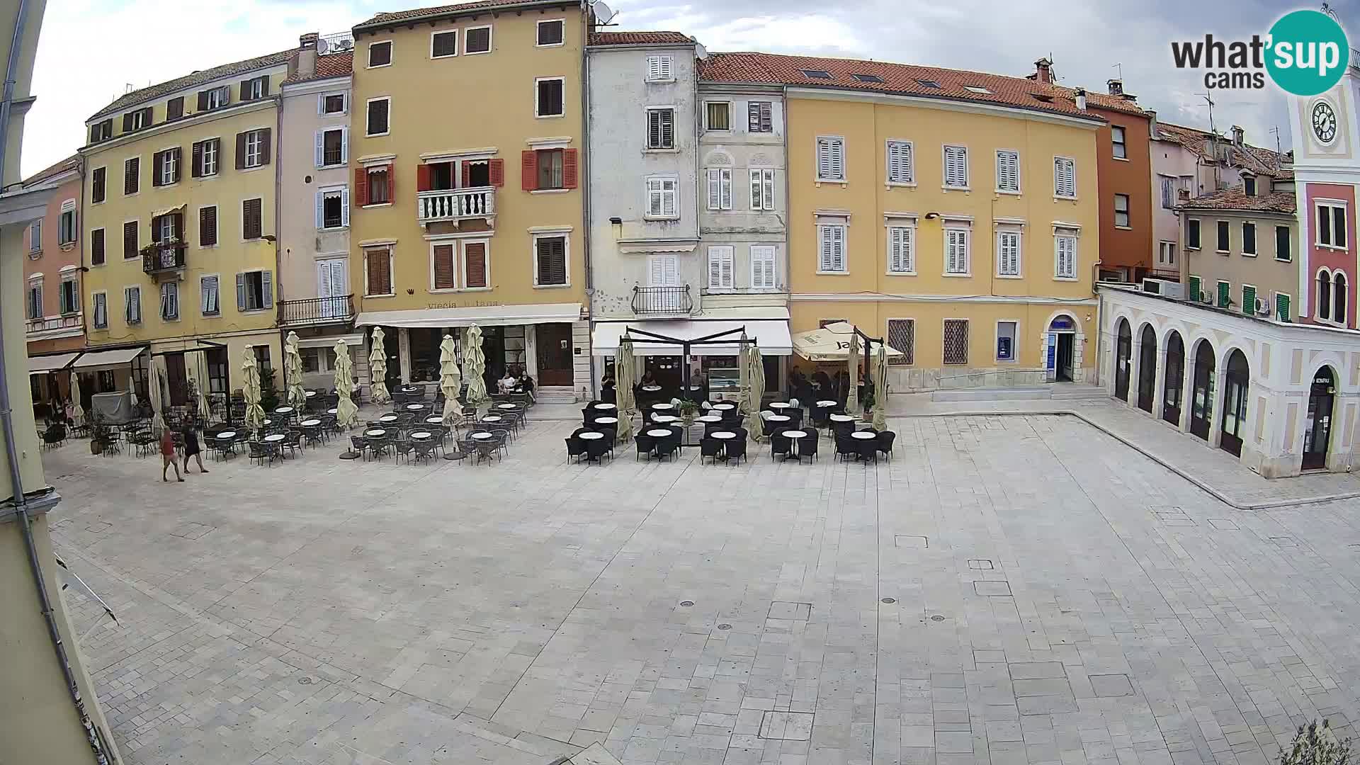 Webcam Rovinj Zentrum – Hauptplatz in Echtzeit