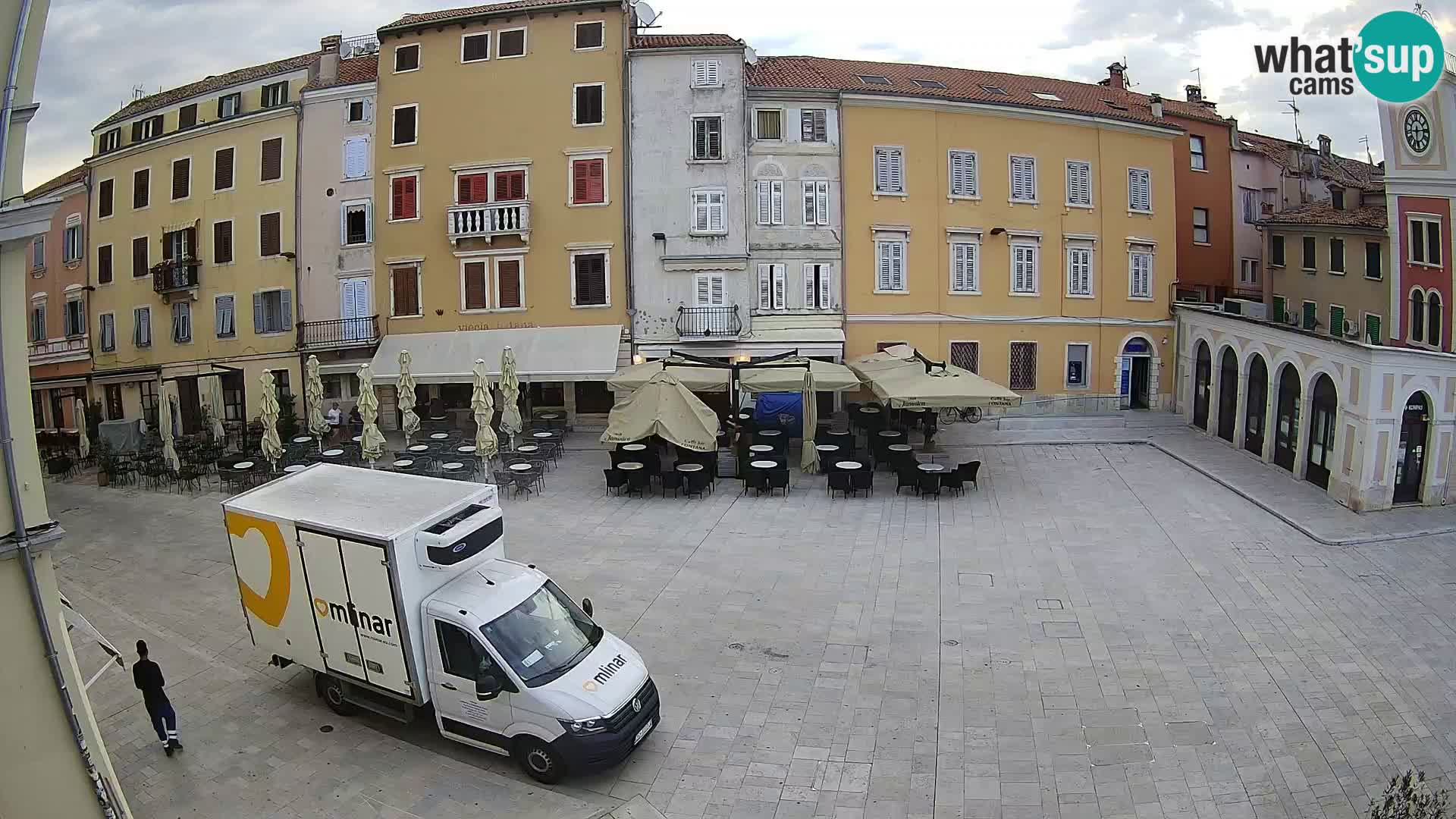 Webcam Rovinj Zentrum – Hauptplatz in Echtzeit