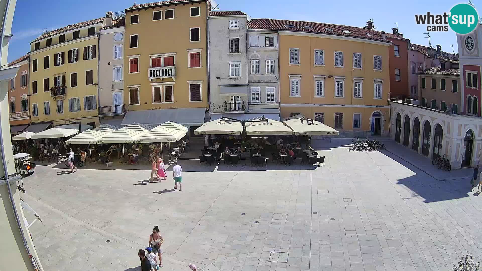Webcam Rovinj Centre – Place Principale