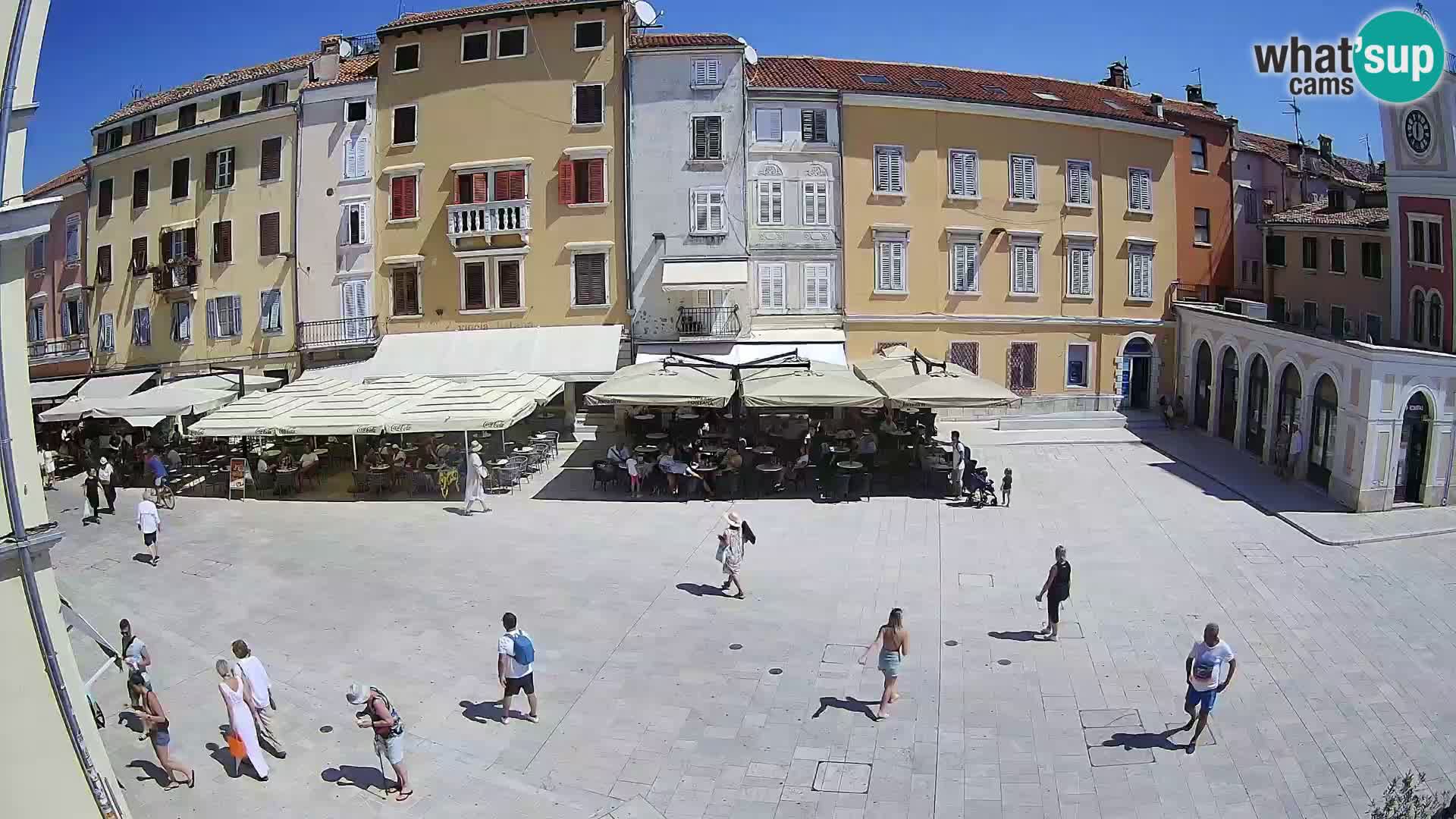 Webcam Rovinj Center – Plaza Principal