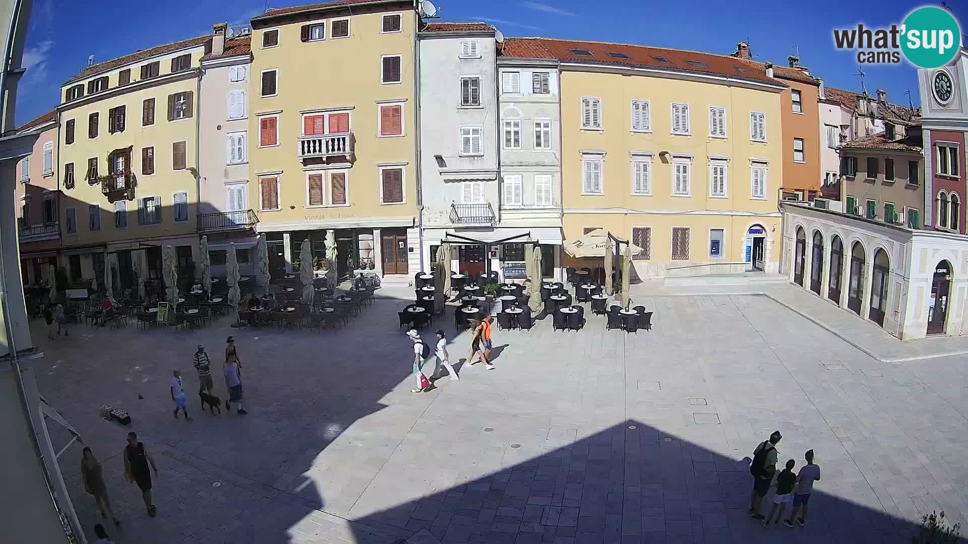 Webcam Rovinj Zentrum – Hauptplatz in Echtzeit