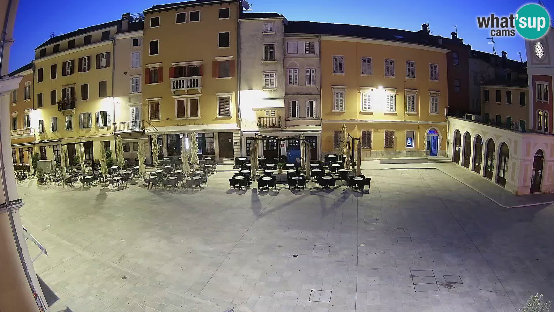 Webcam Rovinj Zentrum – Hauptplatz in Echtzeit