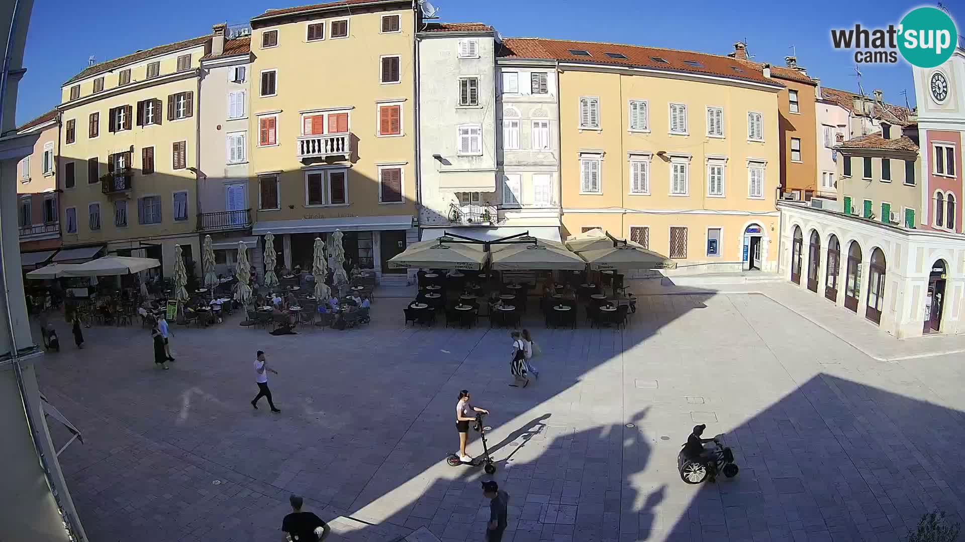 Webcam Rovinj Zentrum – Hauptplatz in Echtzeit