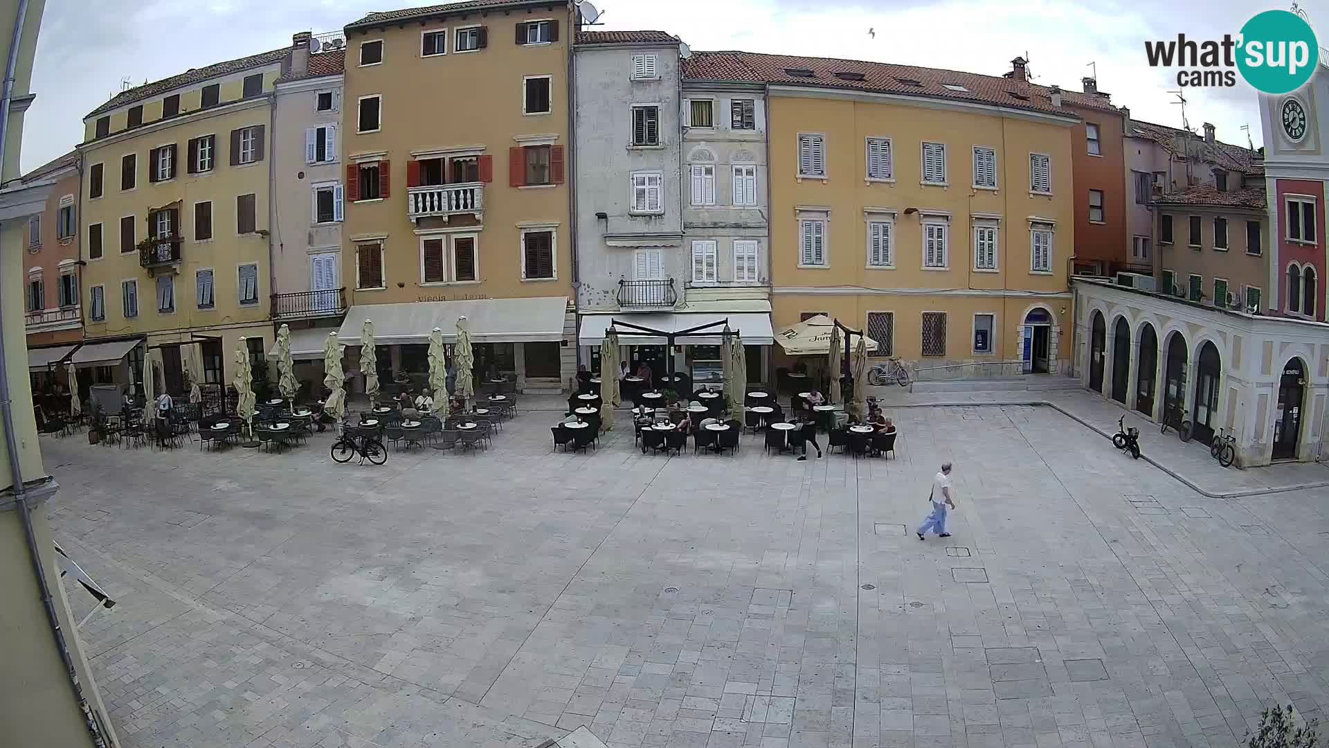 Webcam Rovinj Zentrum – Hauptplatz in Echtzeit