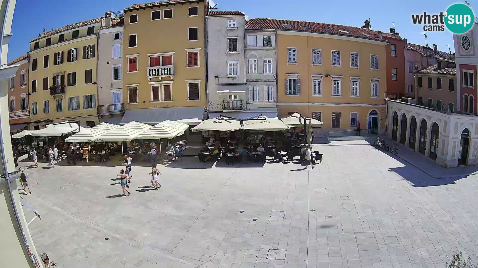Webcam Rovinj Center – Plaza Principal