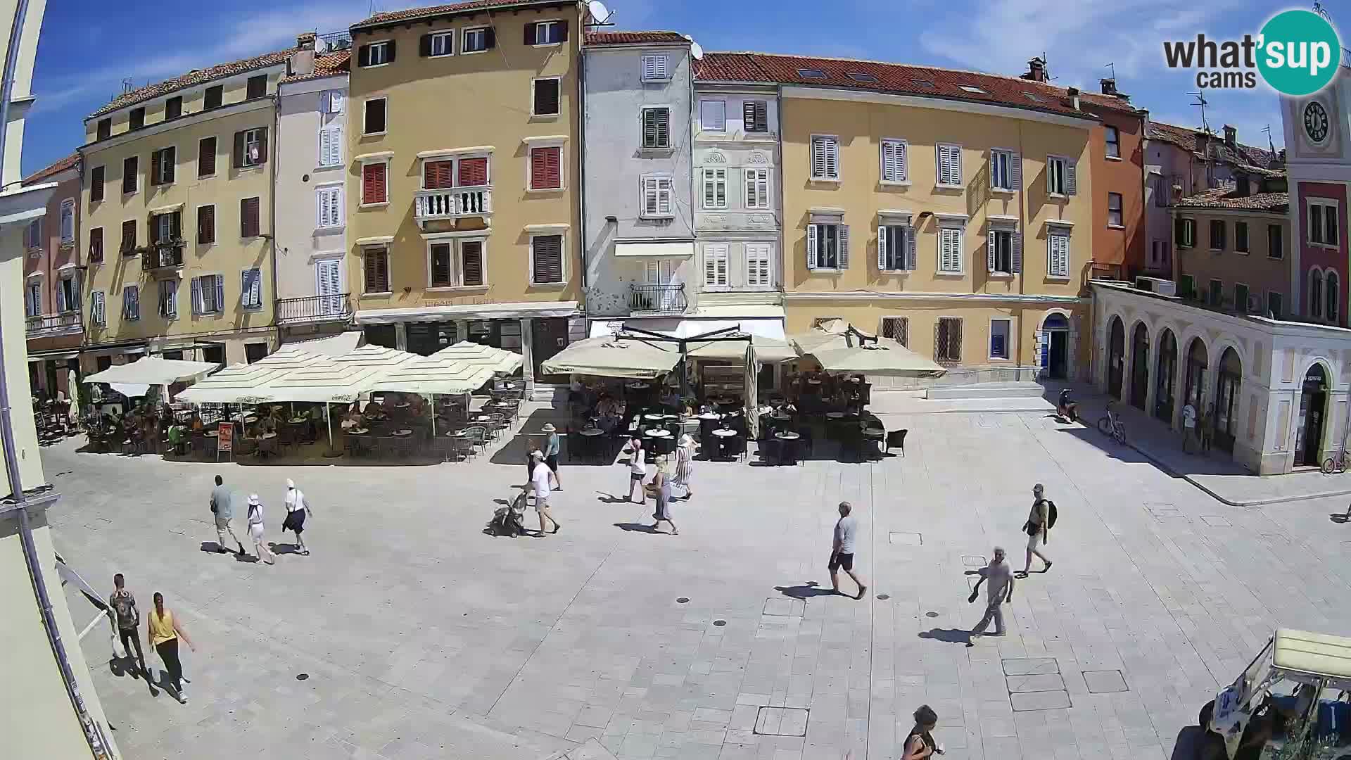 Webcam Rovinj Center – Plaza Principal