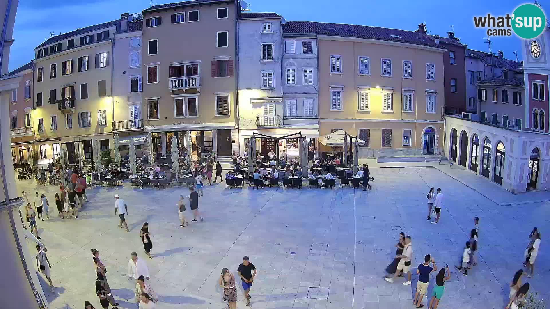 Webcam Rovinj Center – Plaza Principal