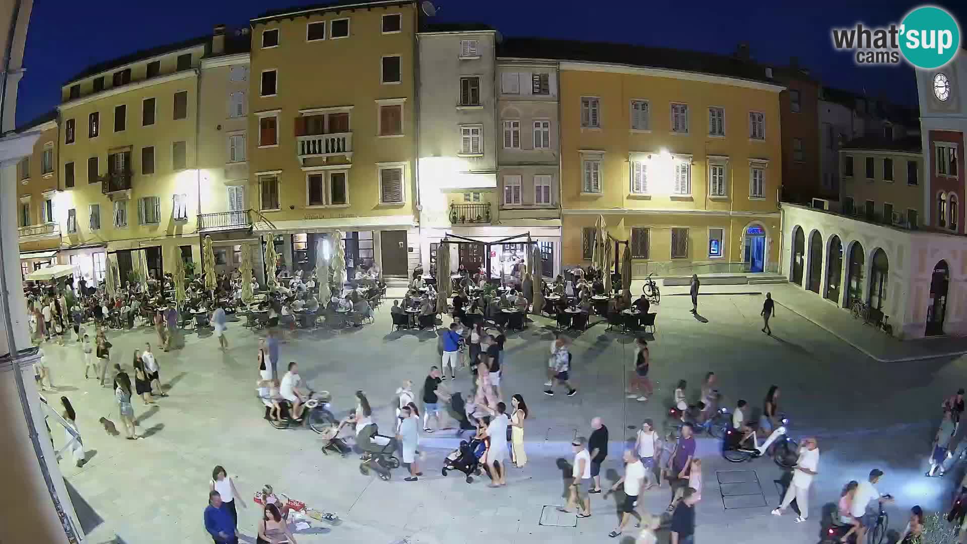Webcam Rovinj Zentrum – Hauptplatz in Echtzeit