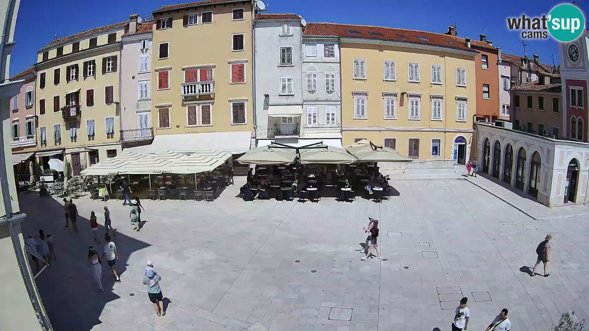 Webcam Rovinj Zentrum – Hauptplatz in Echtzeit