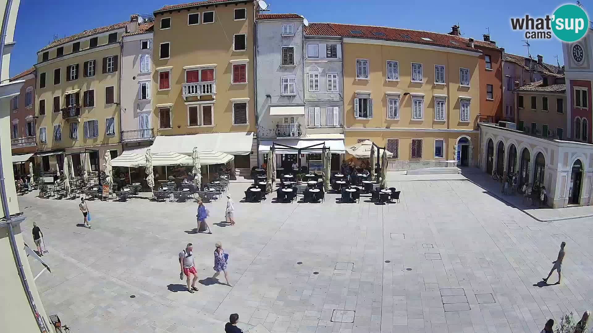 Webcam Rovinj Center – Plaza Principal