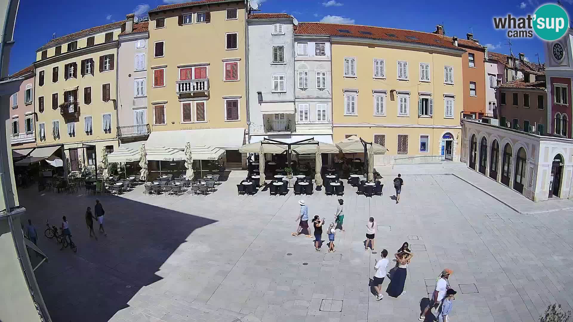 Webcam Rovinj Zentrum – Hauptplatz in Echtzeit