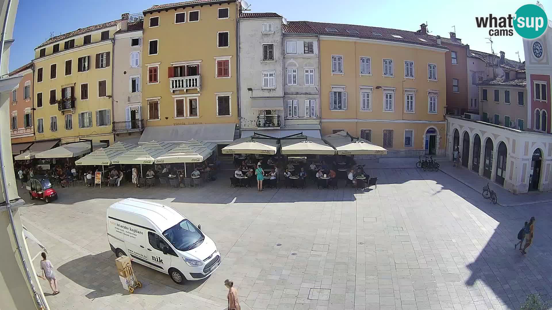 Webcam Rovinj Zentrum – Hauptplatz in Echtzeit