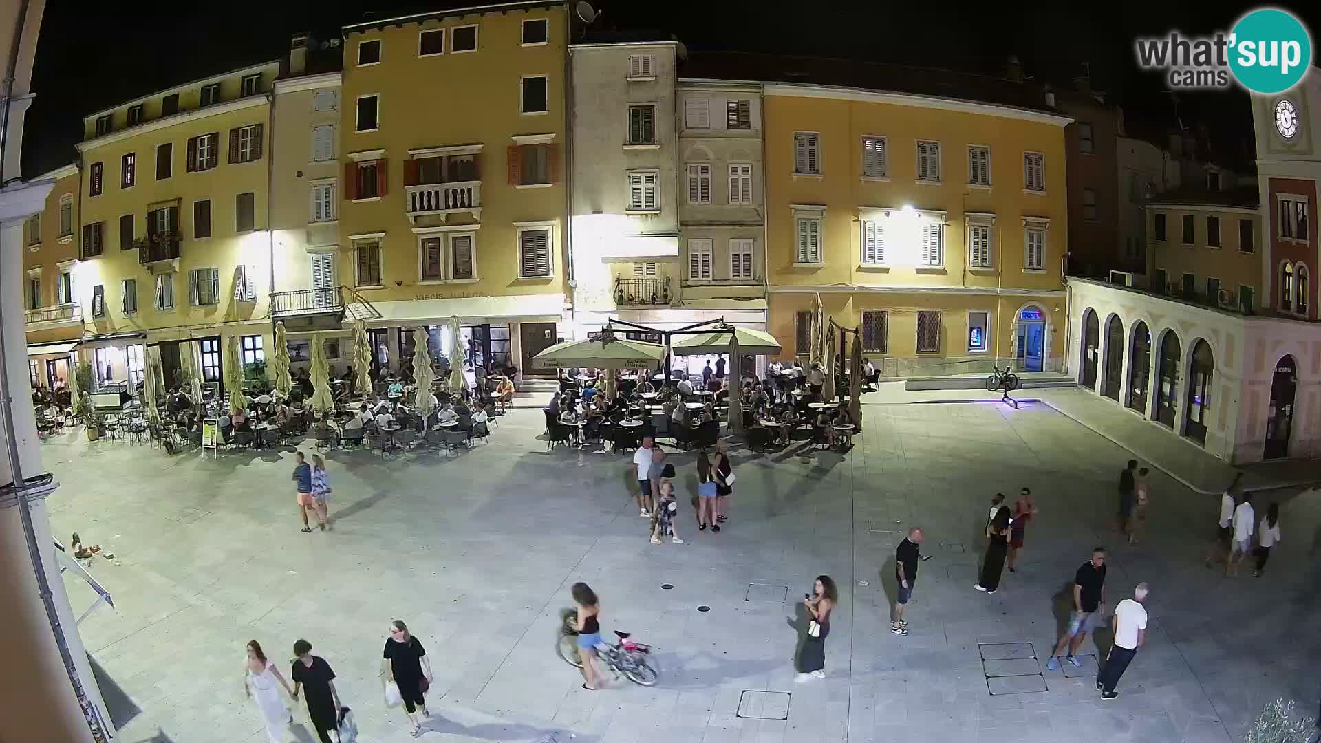 Webcam Rovinj Zentrum – Hauptplatz in Echtzeit