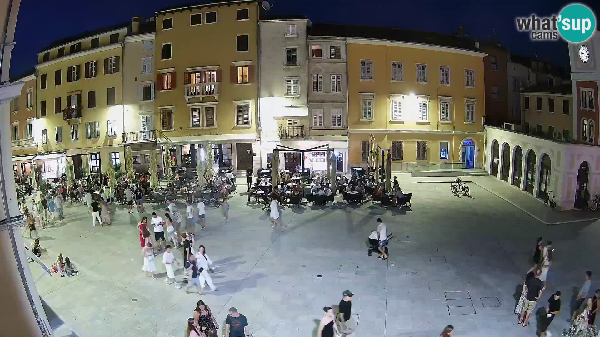Webcam Rovinj Zentrum – Hauptplatz in Echtzeit