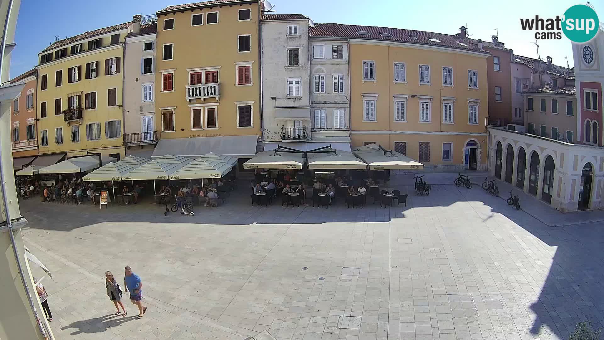 Webcam Rovinj Zentrum – Hauptplatz in Echtzeit