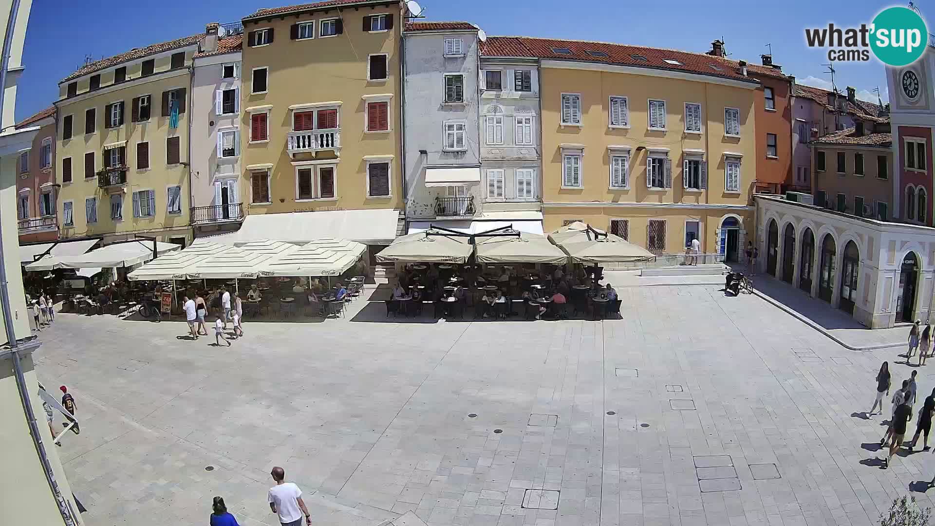 Webcam Rovinj Zentrum – Hauptplatz in Echtzeit