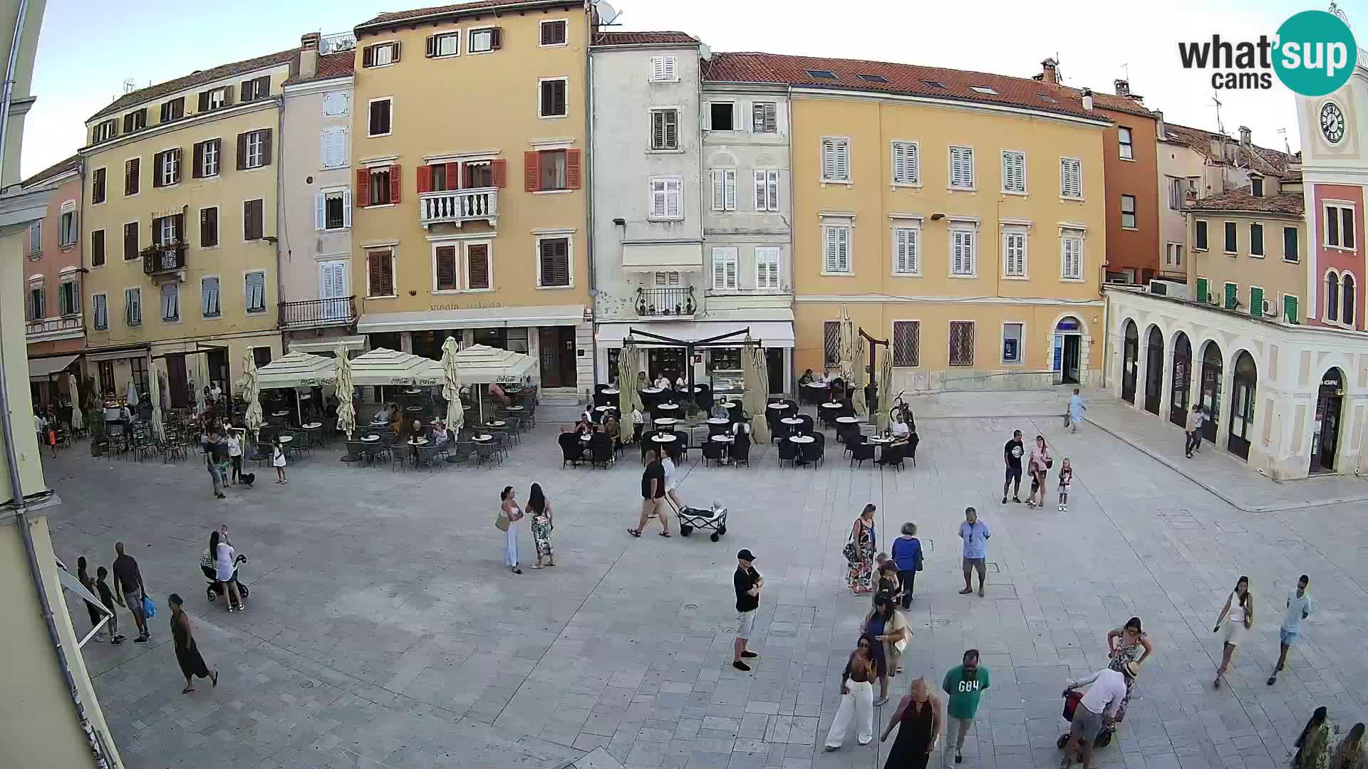 Webcam Rovinj Zentrum – Hauptplatz in Echtzeit